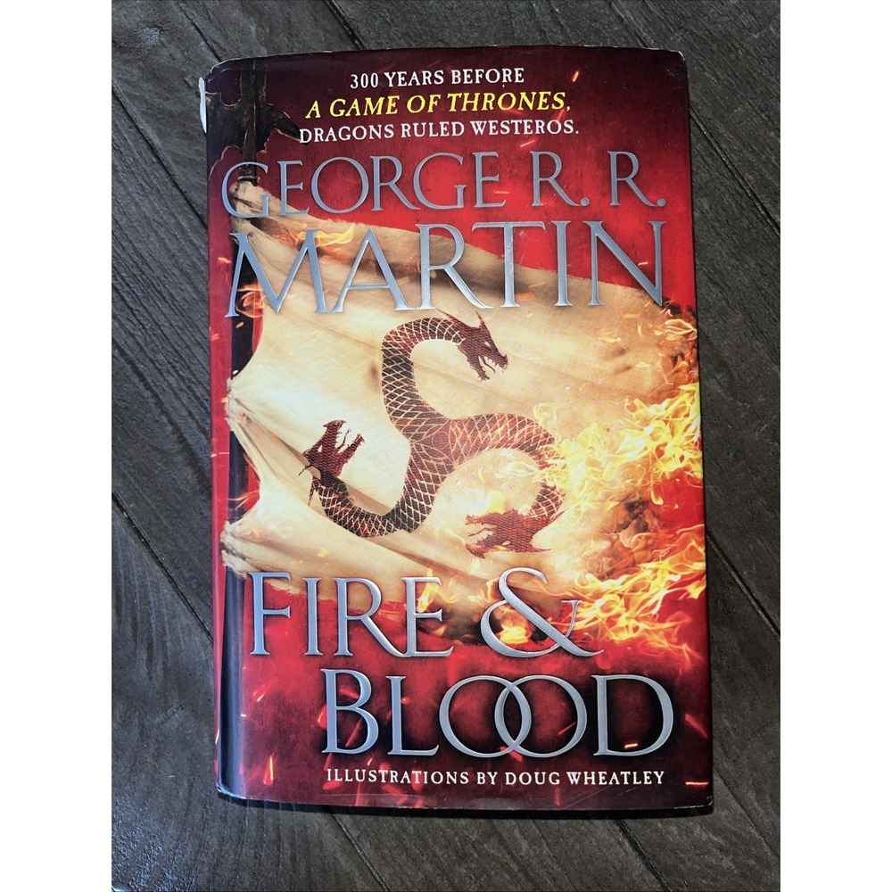 -SOLD-Fire & Blood by George R.R. Martin HC/DJ 1st Edition/Print House of Dragon